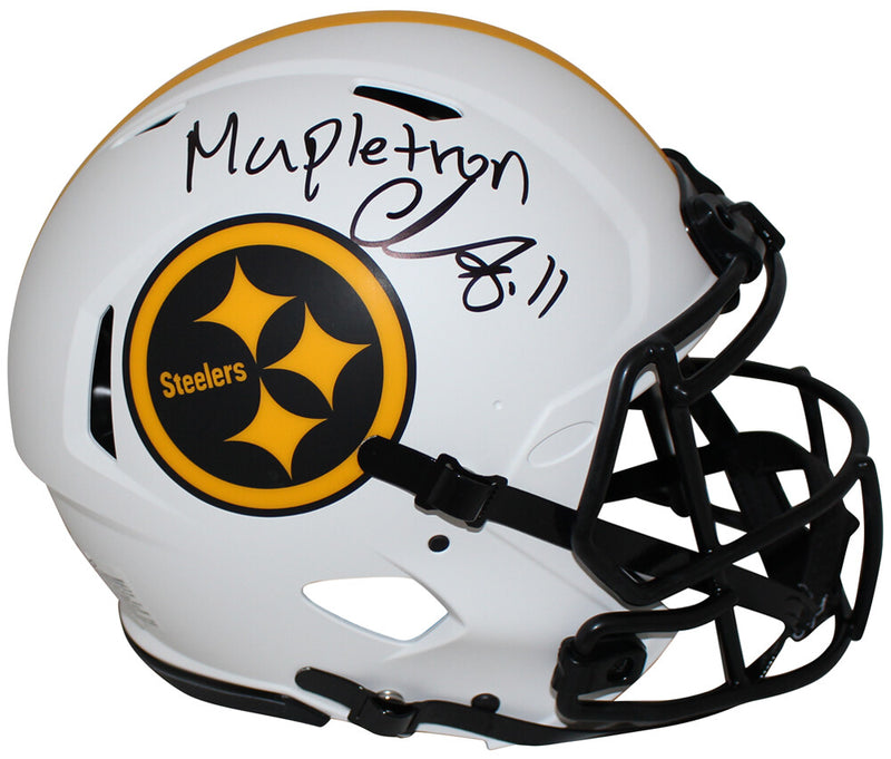 Chase Claypool Signed Steelers Authentic Lunar Helmet "Mapletron"