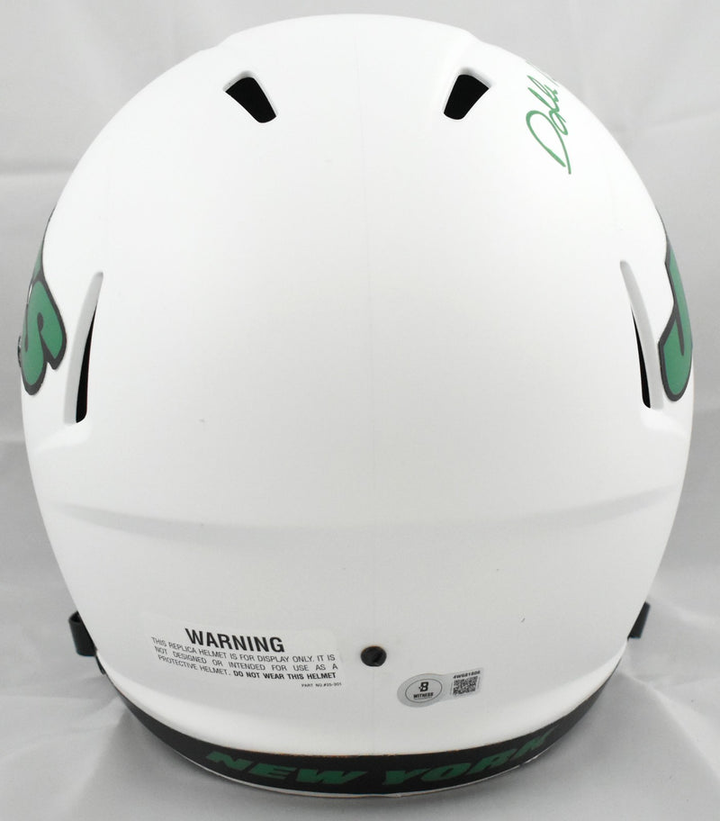 Darrelle Revis Signed New York Jets Full Size Lunar Speed Helmet