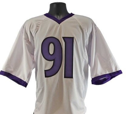 Trey Hendrickson Signed Baltimore Ravens White Custom Jersey