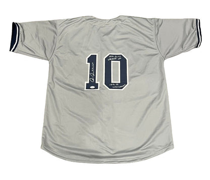 Chris Chambliss New York Yankees Signed Custom Jersey JSA COA