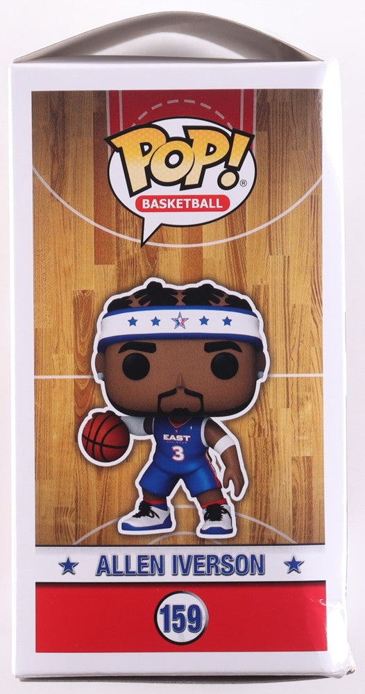 Allen Iverson Signed Philadelphia 76ers Funko Pop #159