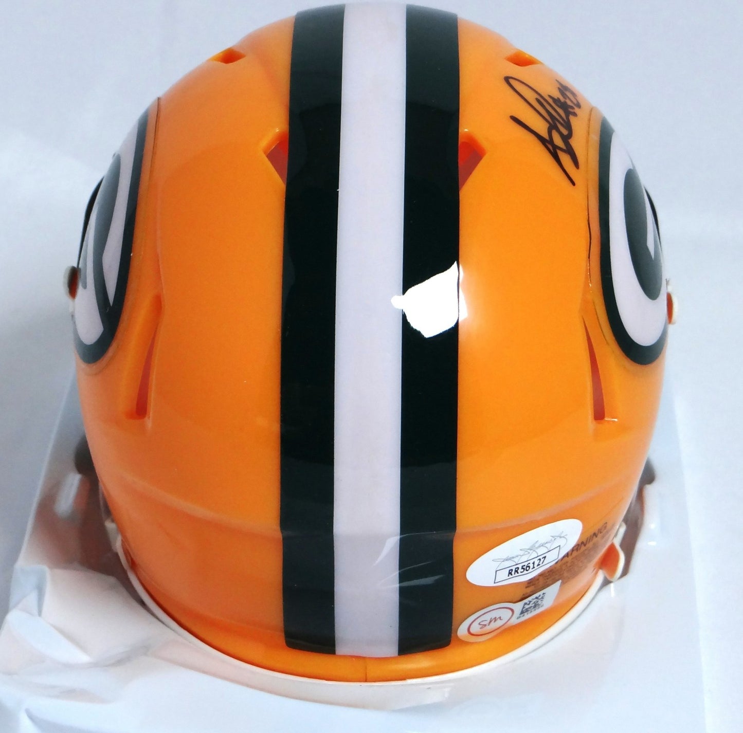 AJ Dillon Signed Green Bay Packers Speed Mini Helmet