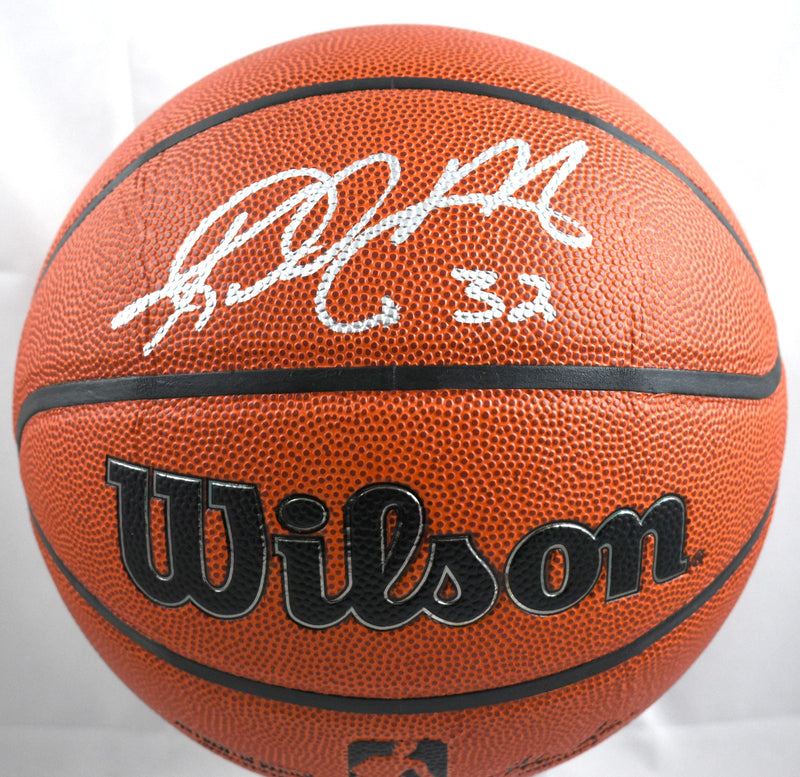 Karl Malone Autographed NBA Wilson Basketball