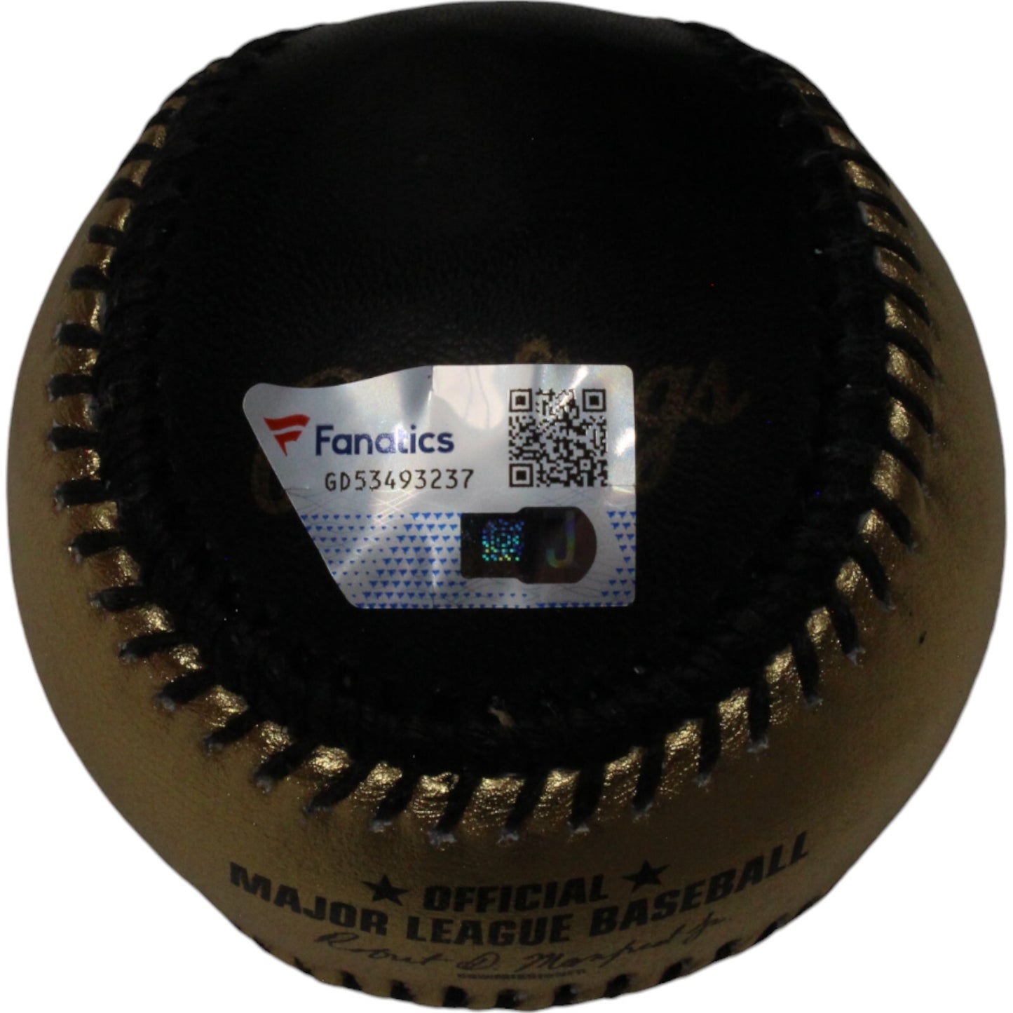 Gerrit Cole Autographed New York Yankees Black and Gold MLB Baseball