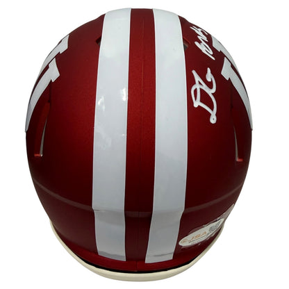D'Angelo Ponds Signed Indiana Hoosiers Mini Helmet