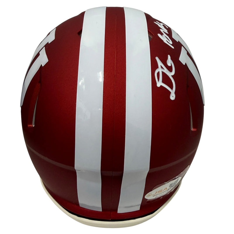 D'Angelo Ponds Signed Indiana Hoosiers Mini Helmet
