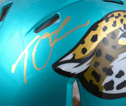Trevor Lawrence Signed Jacksonville Jaguars Flash Speed Authentic Helmet