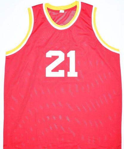 Sleepy Floyd Signed Red Custom Basketball Jersey