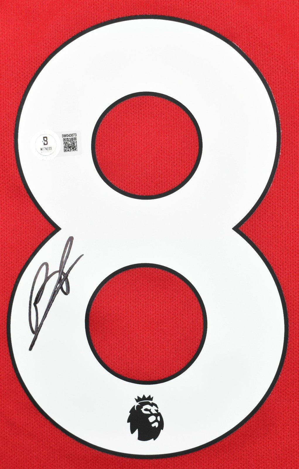 Bruno Fernandes Autographed Manchester United Home Jersey