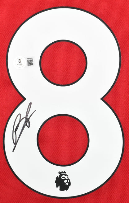 Bruno Fernandes Autographed Manchester United Home Jersey
