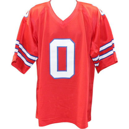 Keon Coleman Signed Pro Style Red Football Jersey