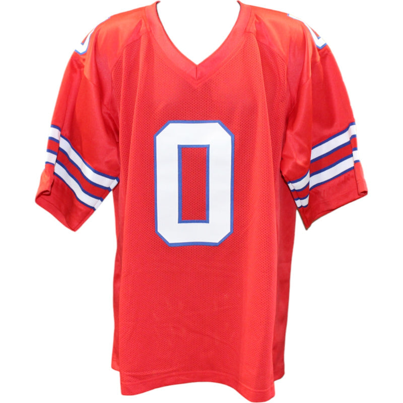 Keon Coleman Signed Pro Style Red Football Jersey