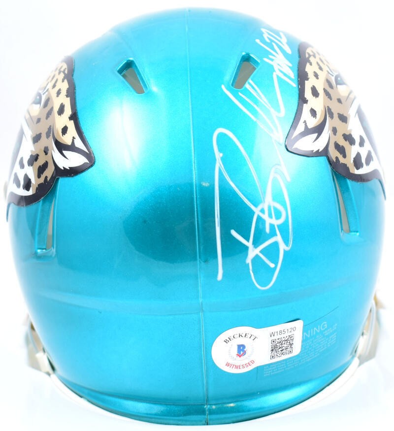 Tony Boselli Signed Jacksonville Jaguars Flash Speed Mini Helmet HOF