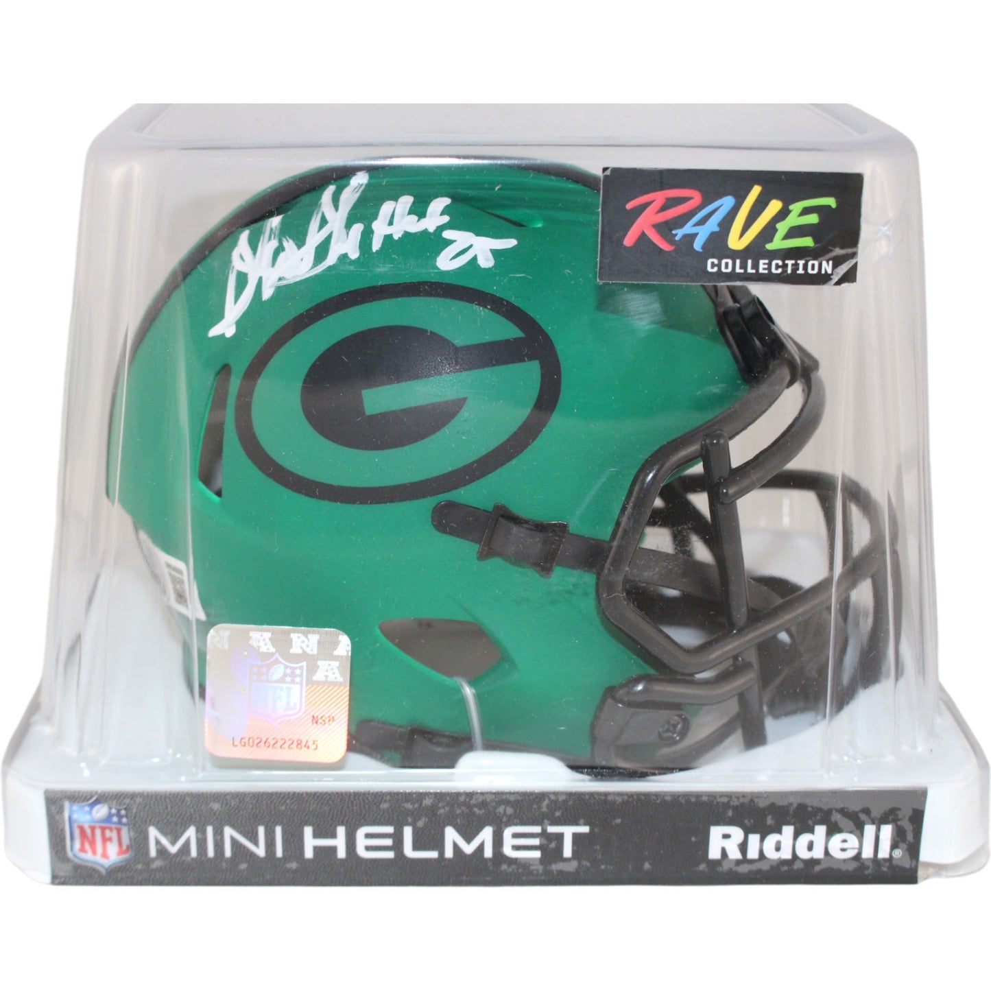 Sterling Sharpe Autographed Green Bay Packers Rave Mini Helmet (HOF)