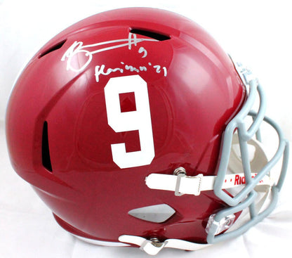 Bryce Young Signed Alabama Crimson Tide Full Size Speed Helmet Heisman '21