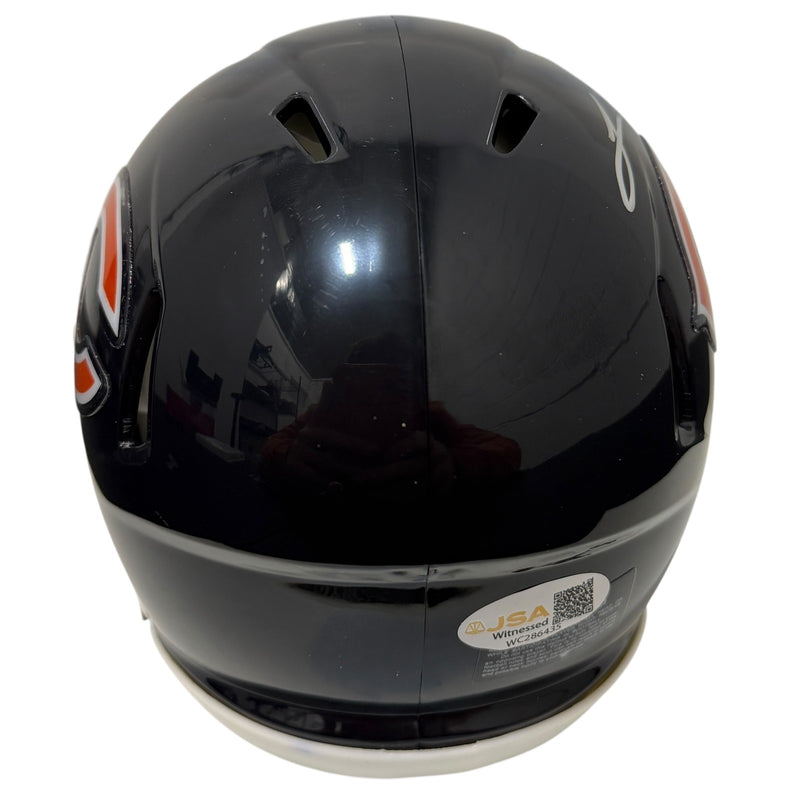 Lance Briggs Chicago Bears Signed Speed Mini Helmet JSA Witness