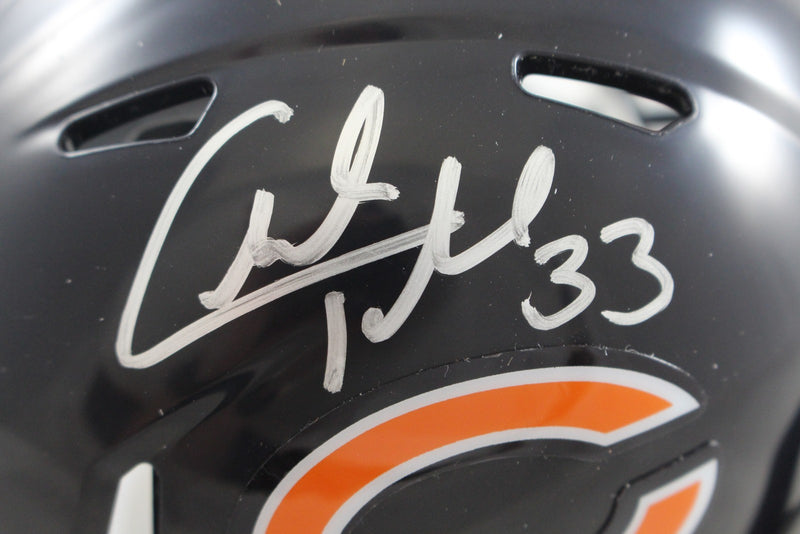 Charles Tillman Chicago Bears Autographed Mini Helmet BAS Witnessed