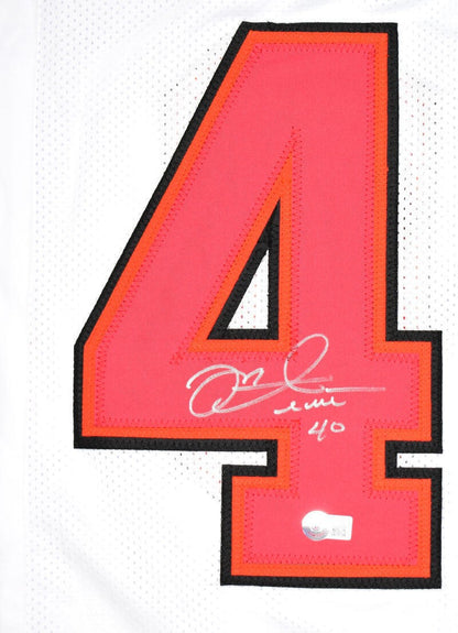 Mike Alstott Signed Tampa Bay Buccaneers Custom White Jersey