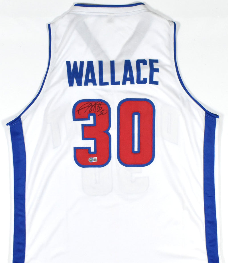 Rasheed Wallace Autographed White Custom Jersey