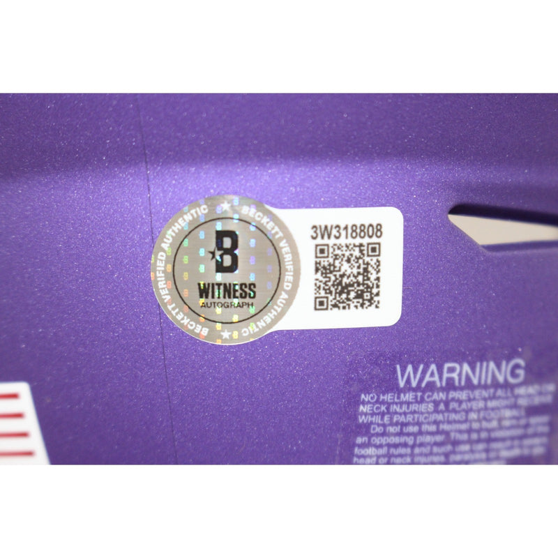 Adrian Peterson Signed Minnesota Vikings Mid-Size Midi Helmet