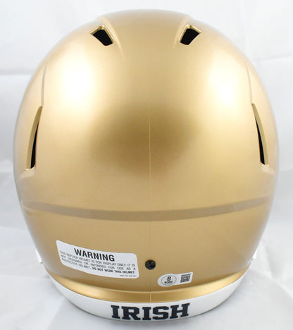 Marcus Freeman Autographed Notre Dame Fighting Irish Full Size Speed Helmet