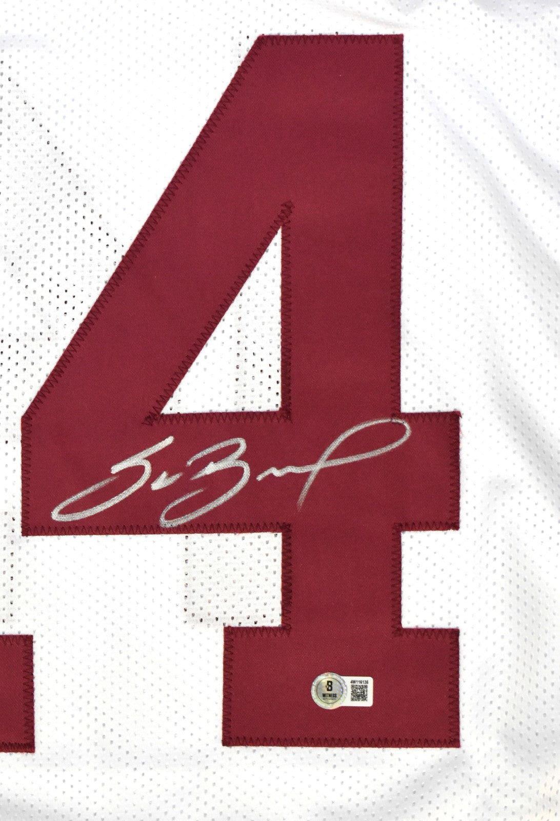 Sam Bradford Autographed Oklahoma Sooners Style Custom Jersey