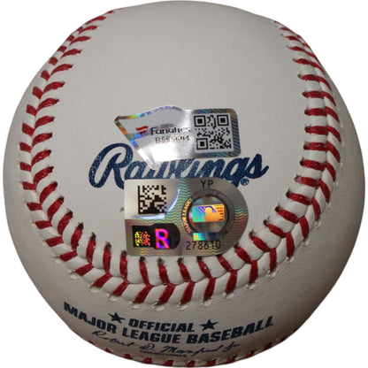 Rhys Hoskins Autographed Milwaukee Brewers Official Major League Baseball