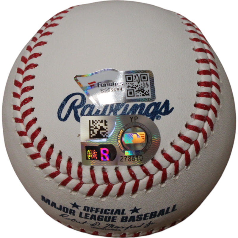 Rhys Hoskins Autographed Milwaukee Brewers Official Major League Baseball