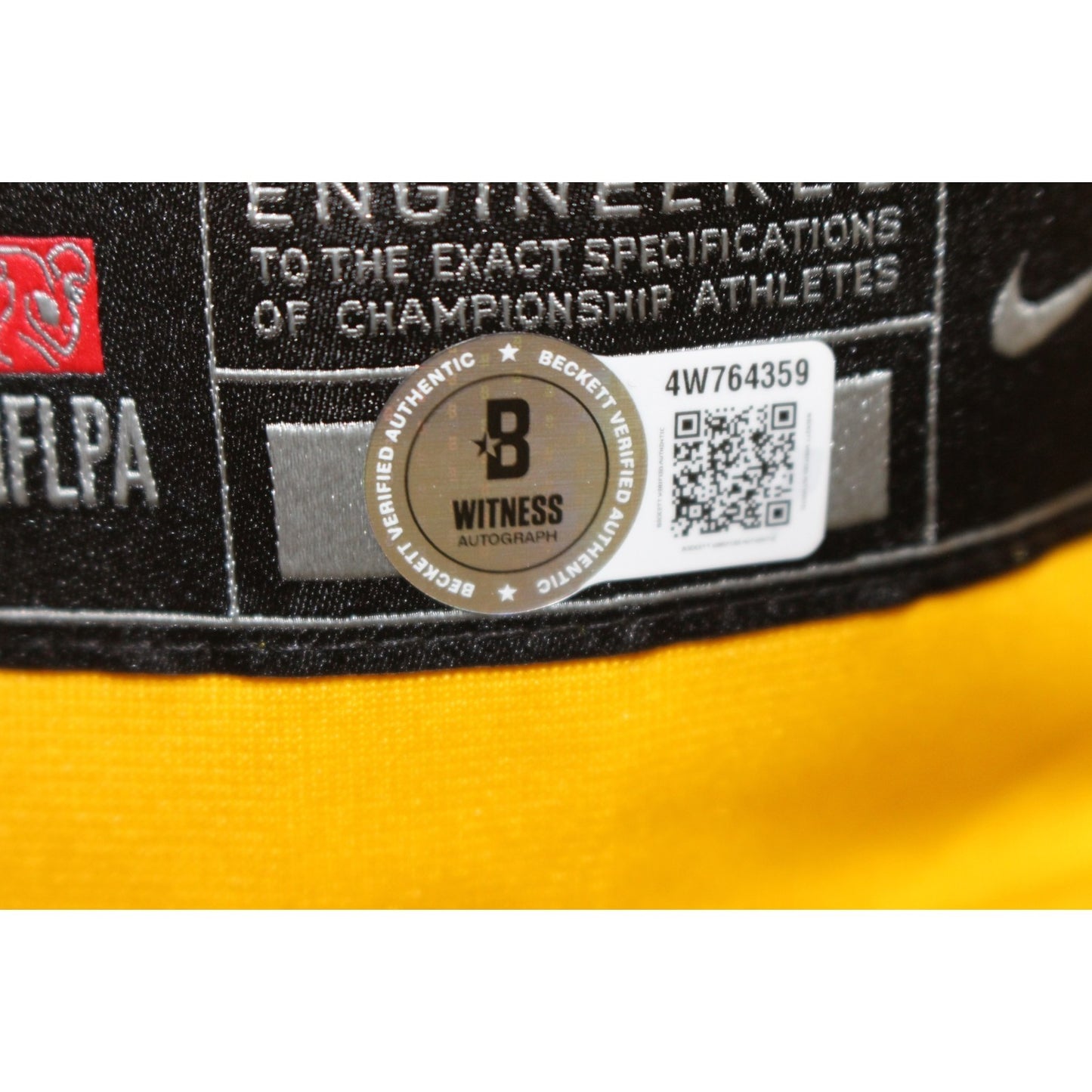 Jack Sawyer Autographed Pittsburgh Steelers Gold Jersey