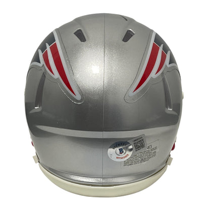Matthew Slater Signed New England Patriots Speed Mini Helmet 3x SB Champs