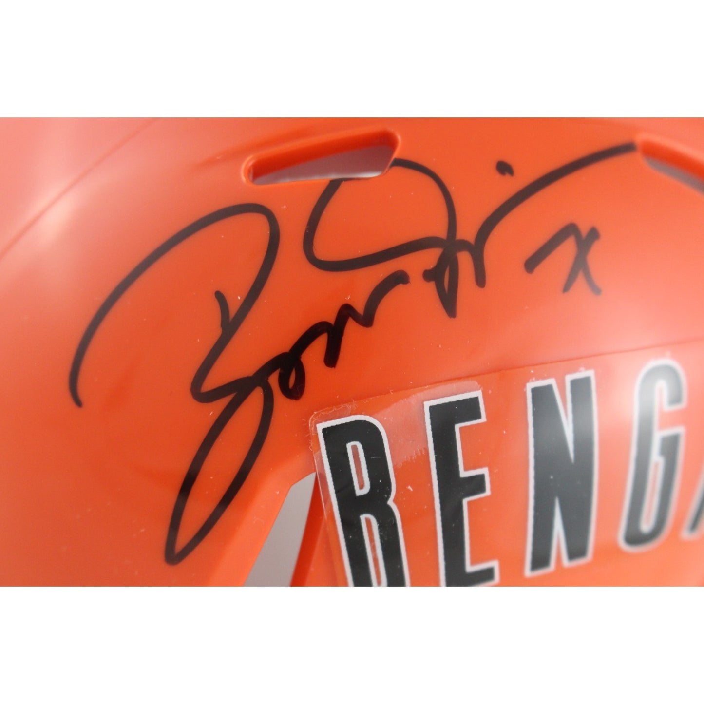 Boomer Esiason Signed Cincinnati Bengals Throwback Mini Helmet (Beckett)