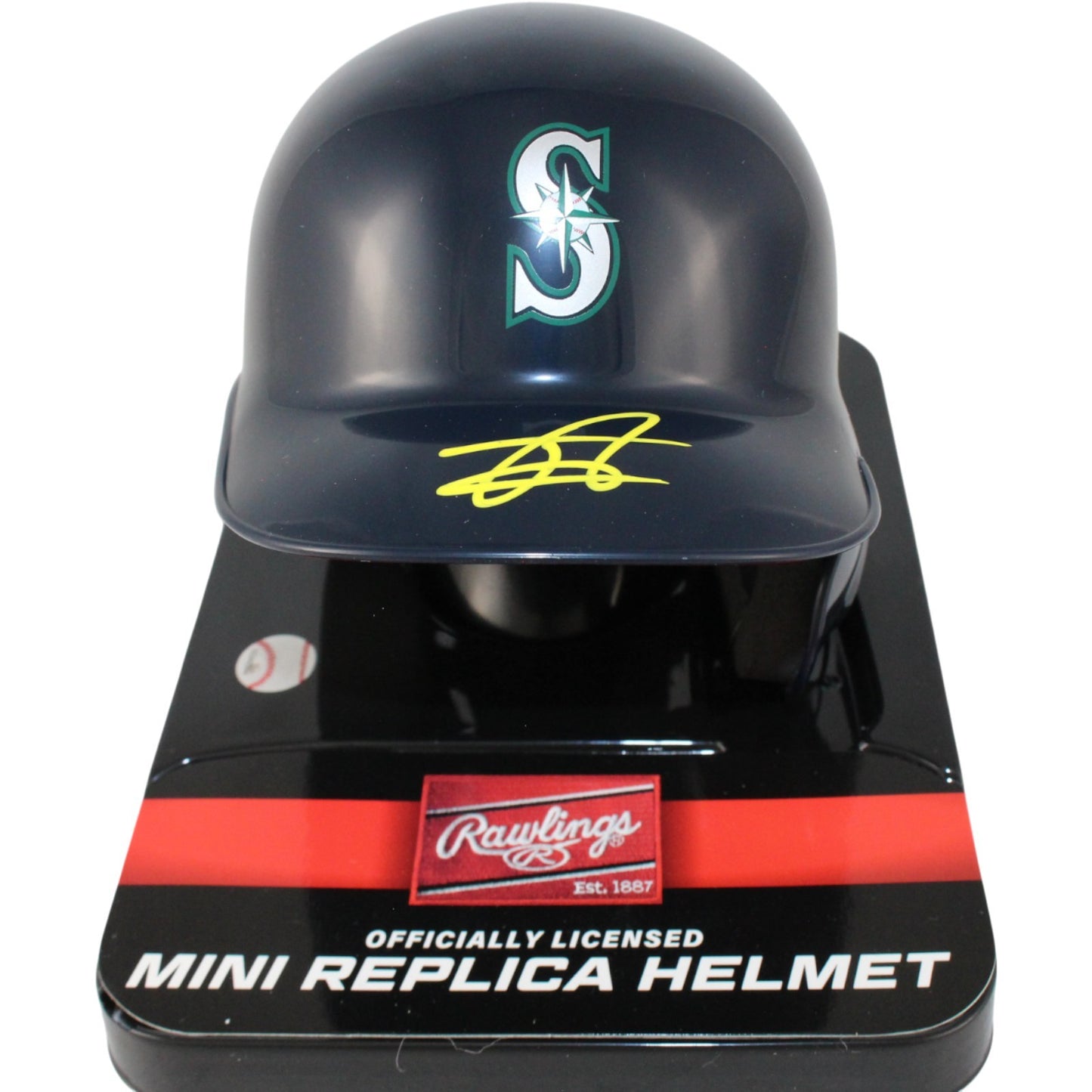 Julio Rodriguez Autographed Seattle Mariners Rawlings Mini Batting Helmet
