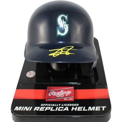 Julio Rodriguez Autographed Seattle Mariners Rawlings Mini Batting Helmet
