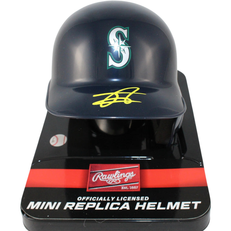 Julio Rodriguez Autographed Seattle Mariners Rawlings Mini Batting Helmet
