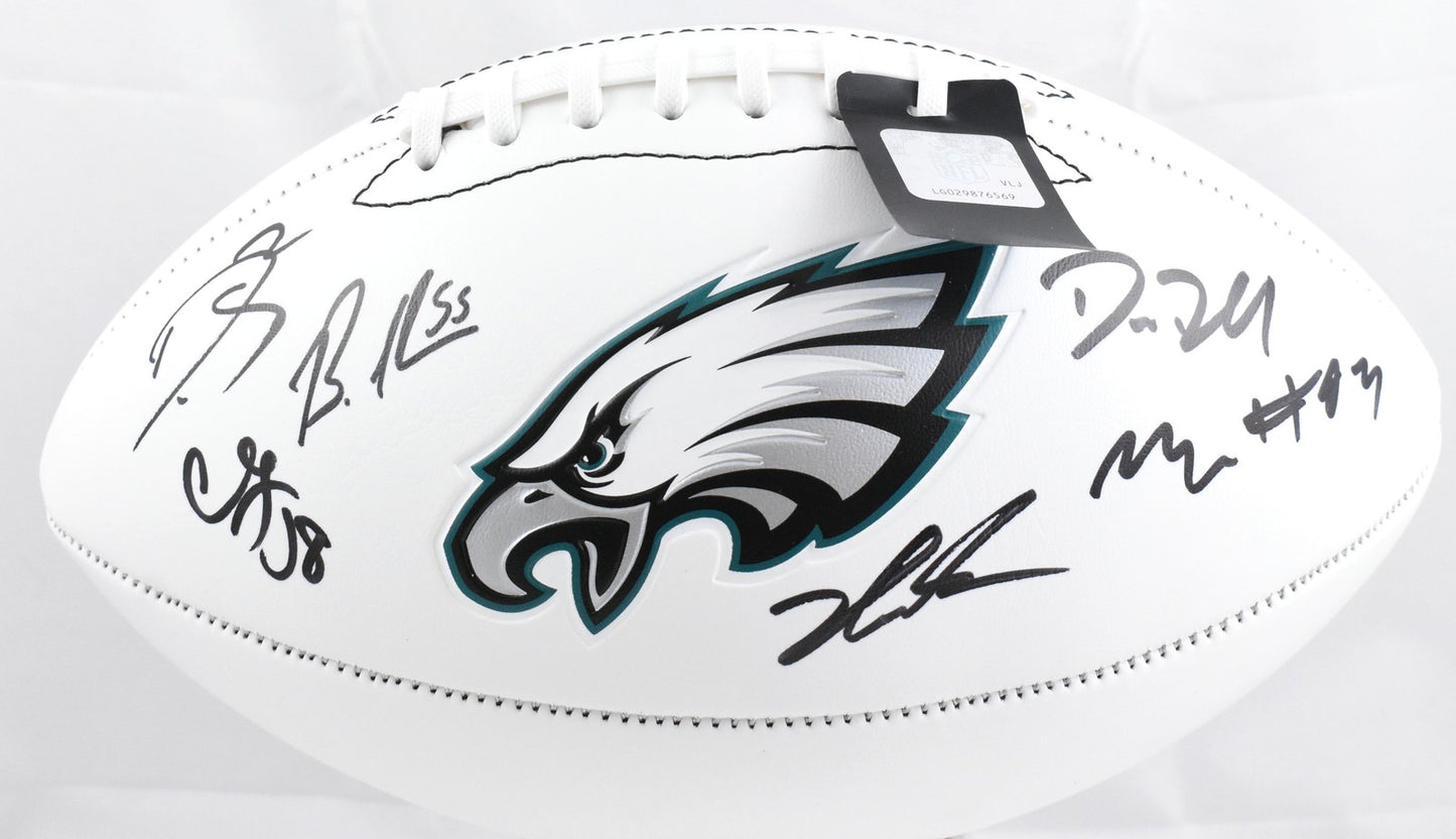 Jalen Carter & Darius Slay Multi-Signed Philadelphia Eagles Football