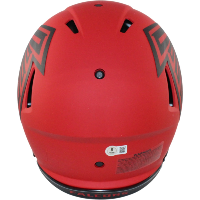 Michael Penix Jr. Signed Atlanta Falcons Authentic Rave Full Size Helmet