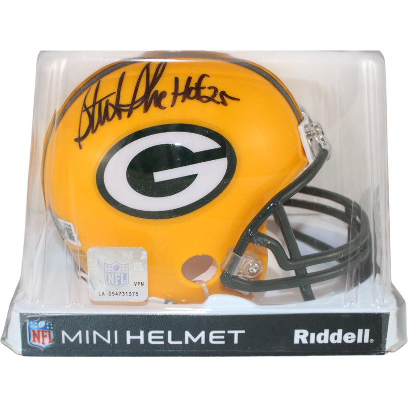Sterling Sharpe Signed Green Bay Packers VSR4 Mini Helmet (HOF)