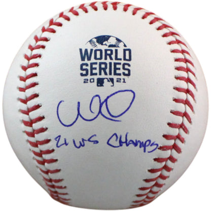 William Contreras Atlanta Braves Autographed World Series Logo Baseball