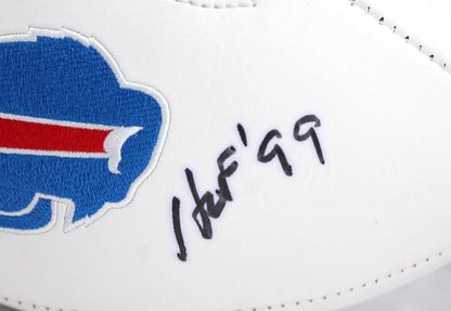 Billy Shaw Signed Buffalo Bills Logo Football (Black)