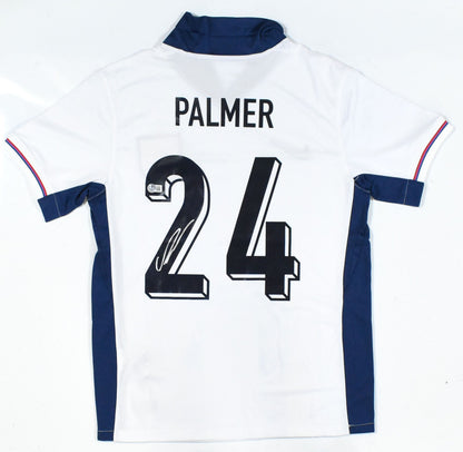 Cole Palmer Autographed England National Team Home Jersey