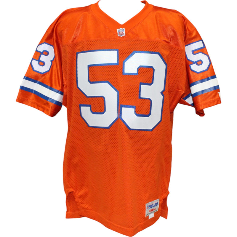 Randy Gradishar Signed Denver Broncos Orange Wilson Jersey (Size 42)