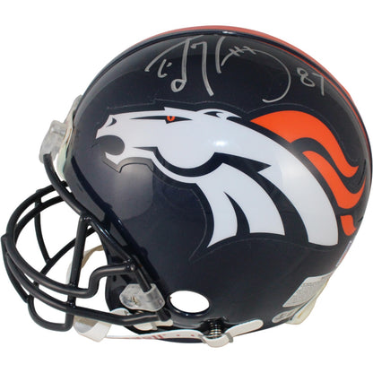 Ed McCaffrey Denver Broncos Autographed Authentic VSR4 Full Size Helmet