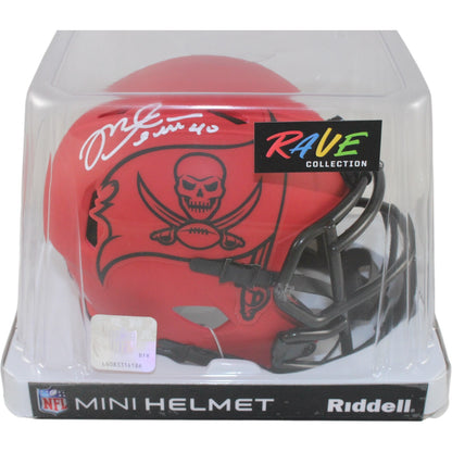 Mike Alstott Autographed Tampa Bay Buccaneers Rave Mini Helmet