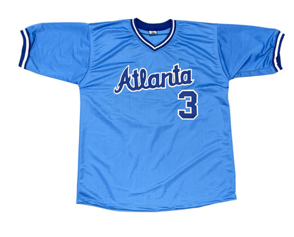 Dale Murphy Signed Atlanta Braves Custom Jersey - NL MVP 82 83 (BAS)