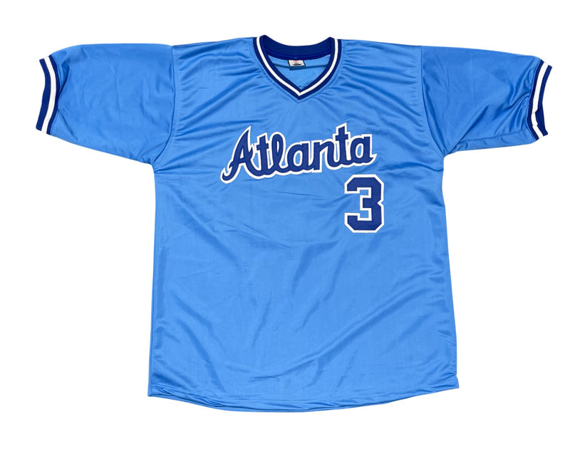 Dale Murphy Signed Atlanta Braves Custom Jersey - NL MVP 82 83 (BAS)