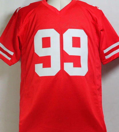 Javon Kinlaw Signed San Francisco 49ers Style Custom Red Jersey