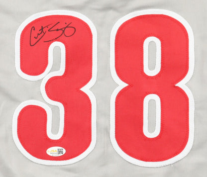 Curt Schilling Autographed Philadelphia Phillies Gray Custom Jersey