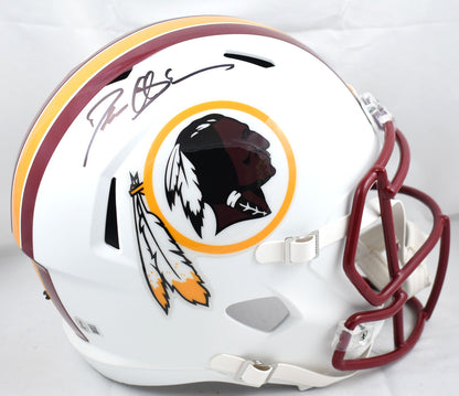 Deion Sanders Signed Washington Full Size Flat White Speed Helmet