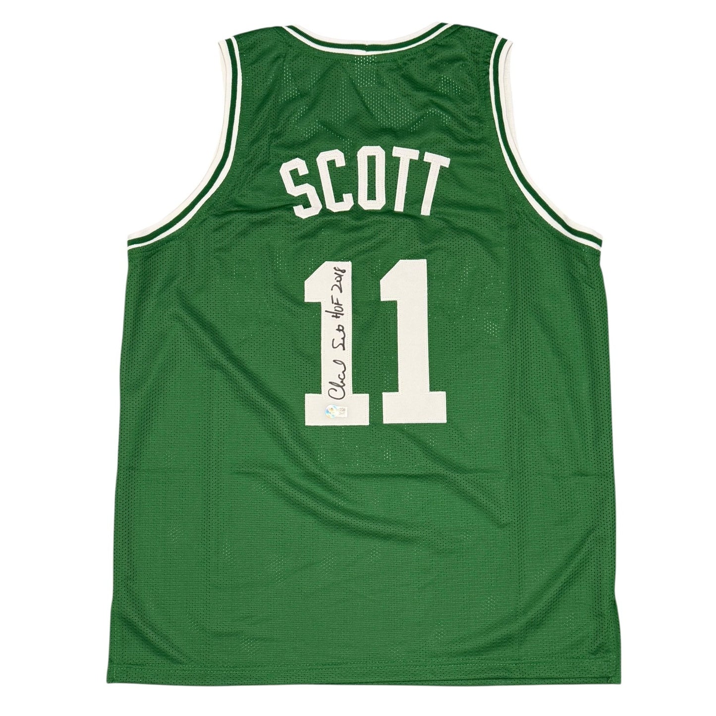 Charlie Scott Signed Boston Celtics Custom Jersey HOF 2018 BAS COA