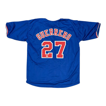 Vladimir Guerrero Autographed Montreal Expos Custom Jersey